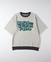 リファービッシュ グラフィックロゴジャガードニットＴシャツ