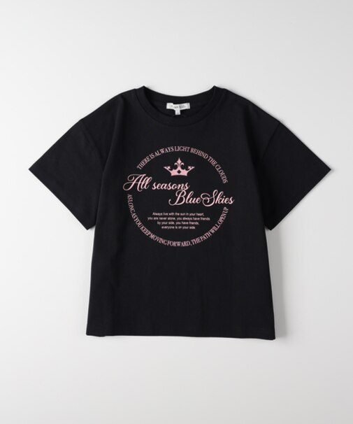 ヴィヴィアンブルー ロゴプリントTシャツ