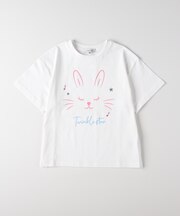 ヴィヴィアンブルー アニマルプリントTシャツ