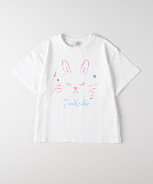 ヴィヴィアンブルー アニマルプリントTシャツ