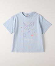 ヴィヴィアンブルー アニマルプリントTシャツ