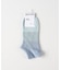 ベーシックソックス バンブーブロックガラアンクルメッシュソックス
