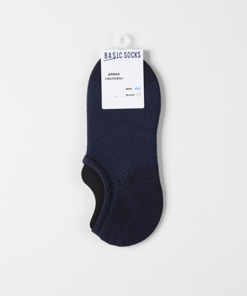 ベーシックソックス バンブームジインステップメッシュソックス