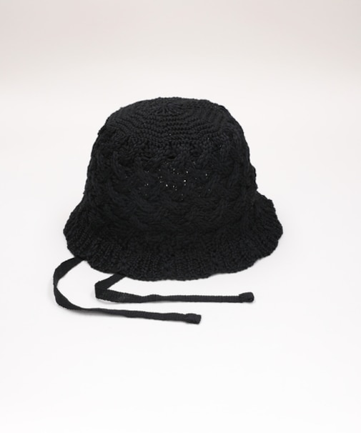 ハニーサックルローズ レース編みハット