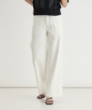 サムシング サマーベイカーワイドパンツ