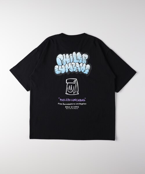 E.YAZ グラフィックプリント Tシャツ 黒 グラフィックプリントTシャツ｜ライトオンの通販｜&mall（アンド