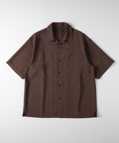 バックナンバー リネンライク半袖シャツ