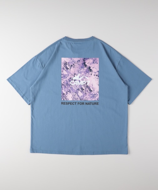 キャンプ7 バックスクエアロゴＴシャツ