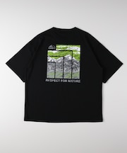 キャンプ7 アートグラフィックプリントTシャツ