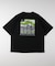 キャンプ7 アートグラフィックプリントTシャツ