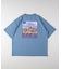 キャンプ7 アートグラフィックプリントTシャツ