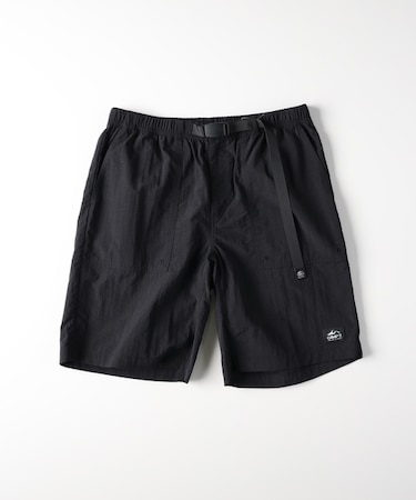 キャンプ7 ナイロンベルト付きショートパンツ