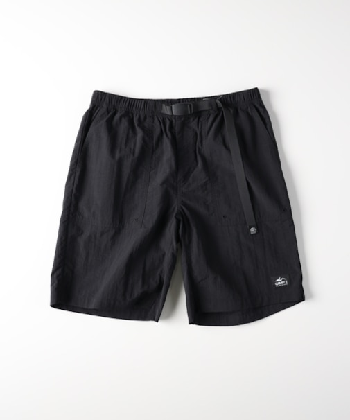 キャンプ7 ナイロンベルト付きショートパンツ