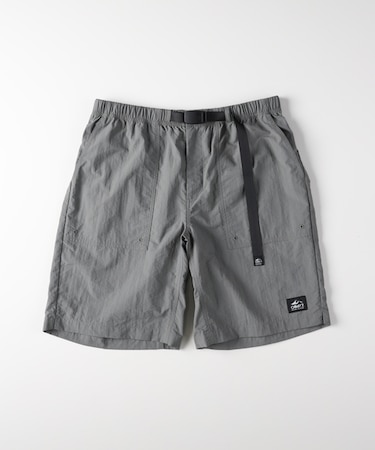 キャンプ7 ナイロンベルト付きショートパンツ