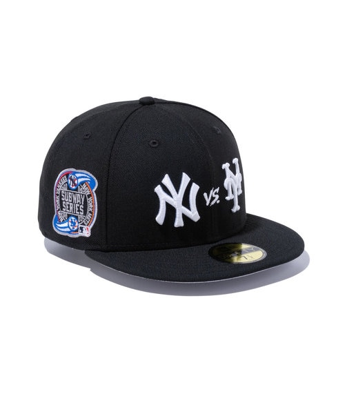 59FIFTY サブウェイシリーズ ニューヨーク・ヤンキース / ニューヨーク・メッツ  ブラック｜ギフトハットの通販｜&mall（アンドモール）三井ショッピングパーク公式通販