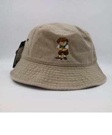 gifthat BEAR BUCKET HAT ゴルフ　カーキL/XL