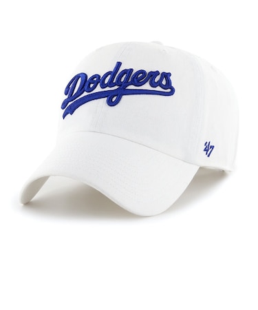 Dodgers Script '47 CLEAN UP White