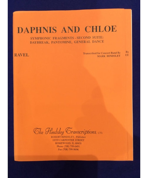 【訳あり】輸入楽譜　RAVEL　DAPHNIS　AND　CHLOE　【アウトレット】