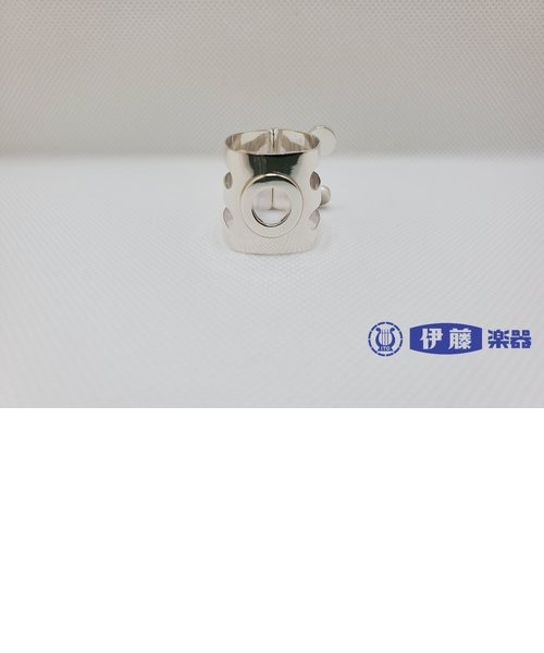 WoodStone E♭クラリネット リガチャー 総銀製 WOOD STONE クラリネットリガチャー E♭ クラリネット リガチャー