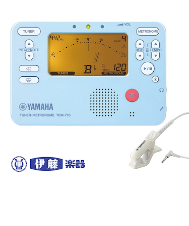 ヤマハチューナー＆メトロノーム　TDM-710BLM