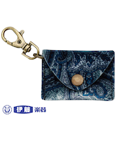 ピックポーチ（ペイズリー　ブルー）