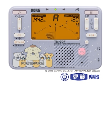 KORG TM-70C SPN ポムポムプリン　チューナー・メトロノーム＋マイクセット