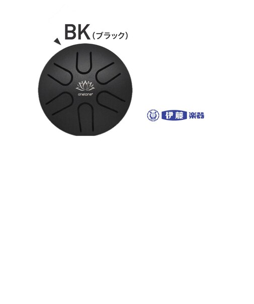 ONETONE タングドラム　3インチ　6音　OTTG-03　BK