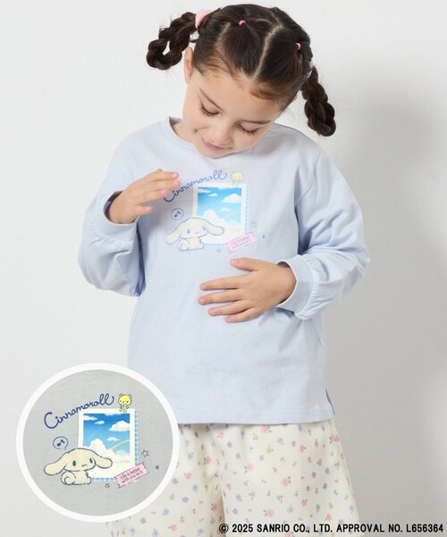 ✧専用✧　サンリオ　シナモン　マイメロ★新品★　ロンT　スカート　セット 100-140]【シナモロール】シナモンプリントロンT｜アー・ヴェ