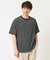【接触冷感】細ボーダーセミワイドシルエットカットソー