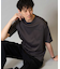 【接触冷感/UVカット/毛玉になりにくい】シルケットスムースワイドシルエットカットソー