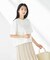 【コットン100％】大人のクロップドロゴTシャツ