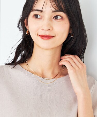 ステンレスダブルチェーンネックレス