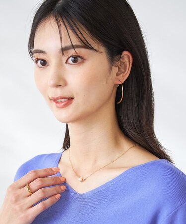 一粒パールネックレス