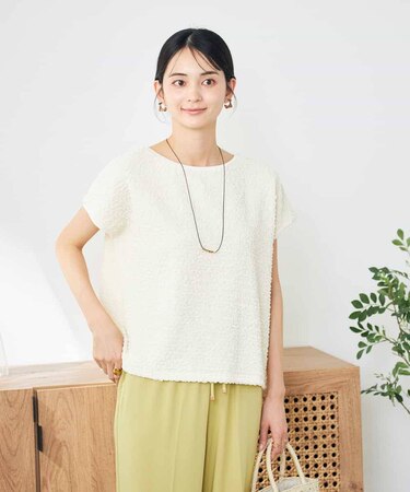 ぽこぽこクロップドトップス