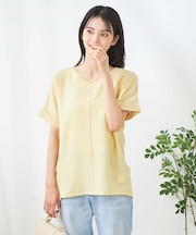 Vネックぽこぽこチュニック