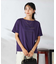 【接触冷感/UVカット】ボートネックロゴTシャツ