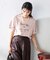 【接触冷感/UVカット】ボートネックロゴTシャツ