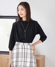 ドレープネックトップス