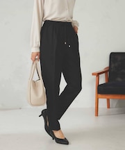 【洗える/イージーケア/ストレッチ/吸水速乾】美ラクるイージーテーパードパンツ