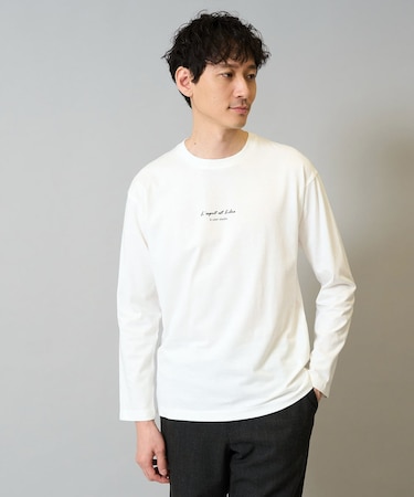 ミニロゴセミワイドシルエットカットソー