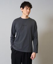 ミニロゴセミワイドシルエットカットソー