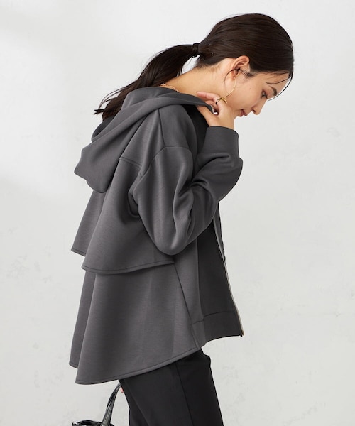 SLOW/一部店舗限定】ループニードル ボア ブルゾン｜ニジュウサンクの