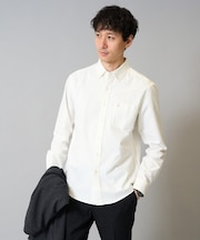 【イージーケア/速乾/毛玉になりにくい】ボタンダウンオックスシャツ
