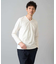【雑誌MonoMax11月号掲載】針抜きジャカードＶネックＴシャツ【洗濯機で洗える/毛玉になりにくい】通勤/ビジネス/ジャケット〈ON/OFF SERIES〉