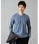 【雑誌MonoMax11月号掲載】針抜きジャカードＶネックＴシャツ【洗濯機で洗える/毛玉になりにくい】通勤/ビジネス/ジャケット〈ON/OFF SERIES〉
