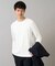 【イージーケア/毛玉になりにくい】ブロックリンクスジャカードクルーネックスマートＴシャツ【洗濯機で洗える】通勤/ビジネス/ジャケット〈ON/OFF SERIES
