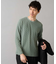 【イージーケア/毛玉になりにくい】ブロックリンクスジャカードクルーネックスマートＴシャツ【洗濯機で洗える】通勤/ビジネス/ジャケット〈ON/OFF SERIES