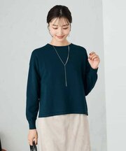 【2点セット】クロップドニット＆ベーシックブラウス