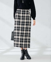 ロービングツイードナロースカート