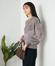 ミックスファンシーヤーンニット